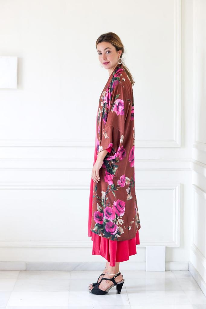 Kimono mujer - Modelo Justa Garden - Perfil