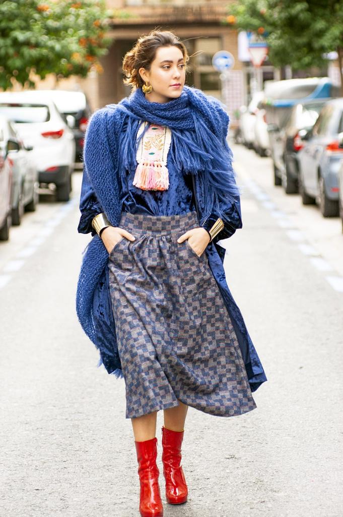 Kimono mujer - Modelo Nur Velvet Klein